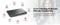 AV Access KD-E10 Docking Station & KVM Switch for 2 Computers to 2 Monitors HDMI 4K60Hz, 100W PD, 3 x USB, 1G Ethernet, SD, 3.5 mm AUX Audio EDID