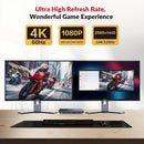 AV Access KD-E10 Docking Station & KVM Switch for 2 Computers to 2 Monitors HDMI 4K60Hz, 100W PD, 3 x USB, 1G Ethernet, SD, 3.5 mm AUX Audio EDID