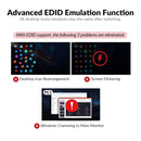 AV Access iDock P10 Docking Station and KVM Switch 2 to 2, Dual Monitor for Laptop & Desktop, 65W laptop charging, Ethernet, EDID, 4K@60Hz, 4xUSB-A, 1xUSB-C, Audio, SD