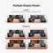 AV Access Docking Station and KVM Switch 2 to 2 USB-C to HDMI, 4K60Hz, 6x USB-A, 1x USB-C PD 100W, 1x 3.5mm AUX, 1x SD card reader, 2x60W PD
