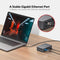 AV Access Docking Station and KVM Switch 2 to 2 USB-C to HDMI, 4K60Hz, 6x USB-A, 1x USB-C PD 100W, 1x 3.5mm AUX, 1x SD card reader, 2x60W PD