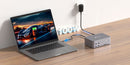 AV Access iDock B23 8K KVM Switch Docking Station 2 to 3, Desktop + Laptop to Three Monitors, (100W PD), 12-in-1, 8K@60Hz/4K@165Hz/1440P@240Hz