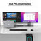 AV Access iDock M10 USB-C KVM-Switch Docking Station 2 to 2 for MacBook, Dual 4K HDMI Monitors, 1x Laptop + 1x PC, 100W Charging
