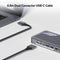 AV Access iDock M10 USB-C KVM-Switch Docking Station 2 to 2 for MacBook, Dual 4K HDMI Monitors, 1x Laptop + 1x PC, 100W Charging
