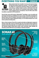 Accutone Sonar 60 Dual Bluetooth & USB Wired Headset with Noise Cancelling Mic, Long Battery Life for PC/Mac & Phones