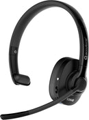 Accutone Sonar 60 Dual Bluetooth & USB Wired Headset with Noise Cancelling Mic, Long Battery Life for PC/Mac & Phones