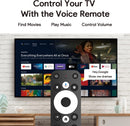 Android Google TV Certified 4K Streamer, media player box with voice assistant, remote control, built-in Chromecast, and smart home control