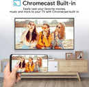Android Google TV Certified 4K Streamer, media player box with voice assistant, remote control, built-in Chromecast, and smart home control