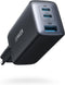 Anker 735 Charger GaNPrime 65W 1x USB-A 2x USB-C Power Adapter