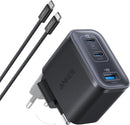 Anker Nano 70W USB-C Charger, 3-port power adapter with ultra-fast 70W charging