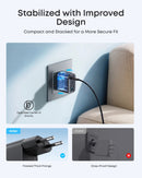 Anker Nano 70W USB-C Charger, 3-port power adapter with ultra-fast 70W charging