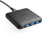 Anker PowerPort Atom III Slim GaN Wall Charger, 3XUSB-A 1XUSB-C Ports 65W Max, 4-Port, PIQ 3.0, for Laptops, tablets and smartphones