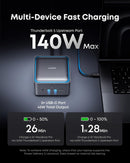 Anker Prime Thunderbolt 5 Docking Station, 8K@60Hz/6K/4K, 120Gbps, 14 Ports + 140W Charging for Thunderbolt 5/4 Laptops