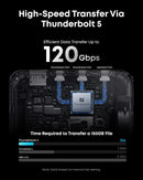 Anker Prime Thunderbolt 5 Docking Station, 8K@60Hz/6K/4K, 120Gbps, 14 Ports + 140W Charging for Thunderbolt 5/4 Laptops