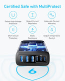 Anker USB-C and USB-A Charger, 112W Max 6-Port Charging Station