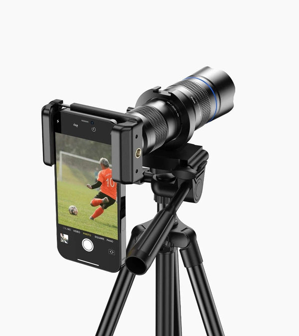Apexel HD 20-40X Zoom Lens, Telephoto Mobile Phone Zoom Lens with Stand