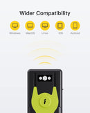 Bluetooth 2D Barcode Scanner with 2.4 GHz USB Adapter, Plug and Play