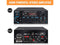 Bluetooth 5.0 stereo amplifier 60 + 60W RMS amplifier 2 microphone input digital audio karaoke