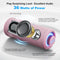 Bluetooth Speaker 36W Portable Speaker with Stereo Sound Base, Bluetooth 5.3 Wireless IP7x Waterproof Speaker Pink