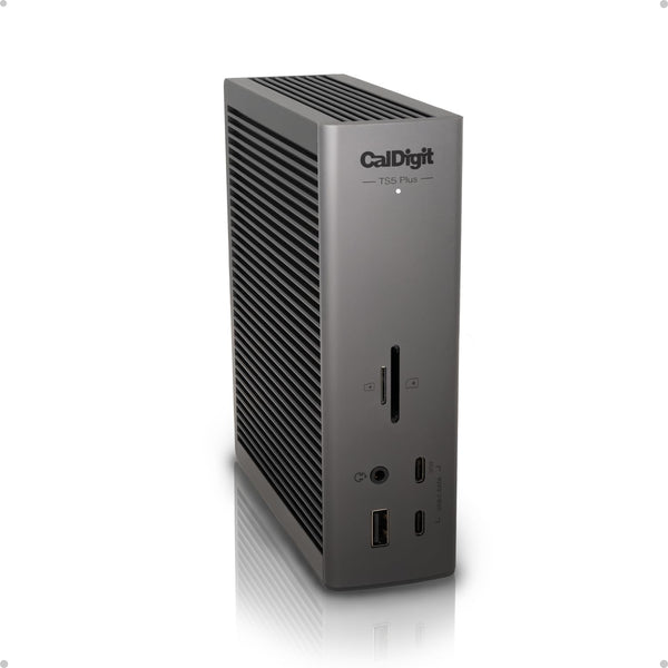 CalDigit TS5 Plus - 20 Ports Thunderbolt 5 Docking Station, 140W Charging, 3X 80Gb/s Thunderbolt 5, 10x 10Gb/s USB Ports