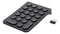 DELTACO Wireless 2.4GHz rechargeable keypad, 22 buttons