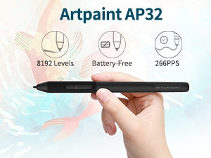 Digital Drawing Tablet 16.5x10cm with Pen Windows Mac Android Chrome
