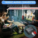 Digital to Analog Audio Converter, 192kHz Optical to RCA, Optical to 3.5mm DAC, SPDIF/Toslink