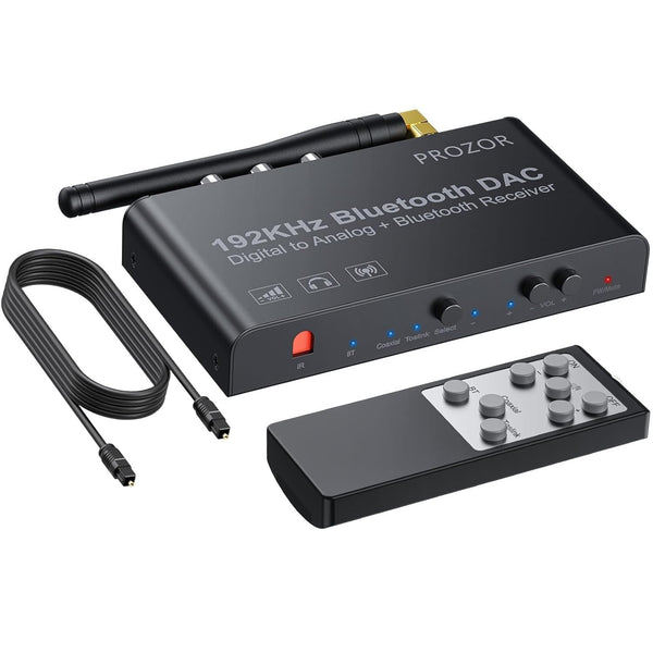 Digital to analog converter 192KHz bluetooth DAC stereo