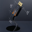 DisplayPort 2.1 Cable 5m DP80 UHBR20 80Gbps 16/10/8K60Hz 4K165/144Hz DSC1.2a HDR HDCP2.2 FreeSync G-Sync