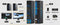 NÖRDIC KVM switch 2 to 2 DisplayPort to DisplayPort, 8K60Hz/4K120Hz, 4x USB-A