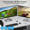 NÖRDIC KVM switch 2 to 2 DisplayPort to DisplayPort, 8K60Hz/4K120Hz, 4x USB-A