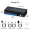 NÖRDIC KVM switch 2 to 2 DisplayPort to DisplayPort, 8K60Hz/4K120Hz, 4x USB-A