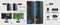 NÖRDIC KVM switch 2 to 2 DisplayPort &amp; HDMI, 8K60Hz/4K120Hz, 4x USB-A