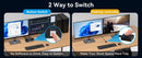 NÖRDIC KVM switch 2 to 2 HDMI to HDMI, 8K60Hz/4K120Hz, 4x USB-A