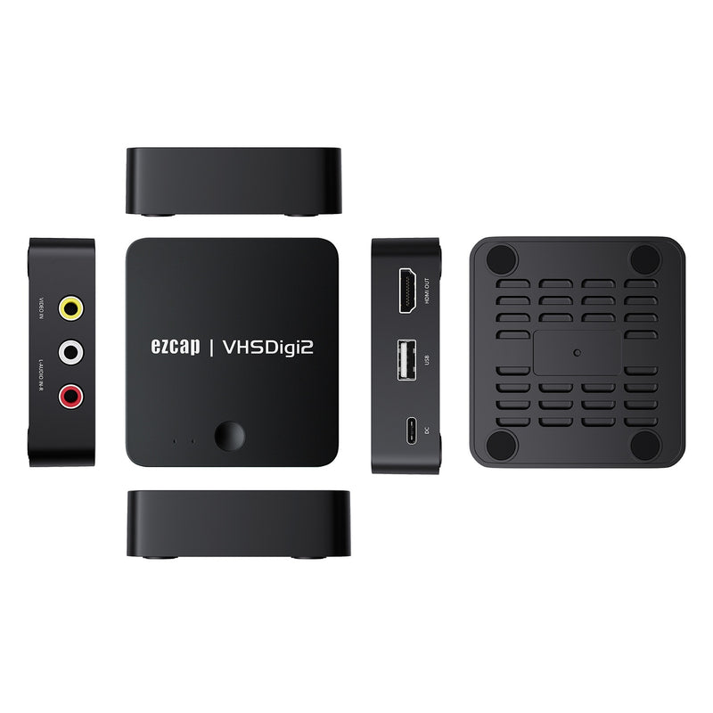 EZCAP181P Audio Video recording Box VHS VCR DVD converter to mp4