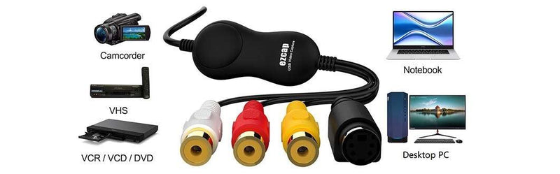 Ezcap USB2.0 UVC Analog to Digital Video Capture