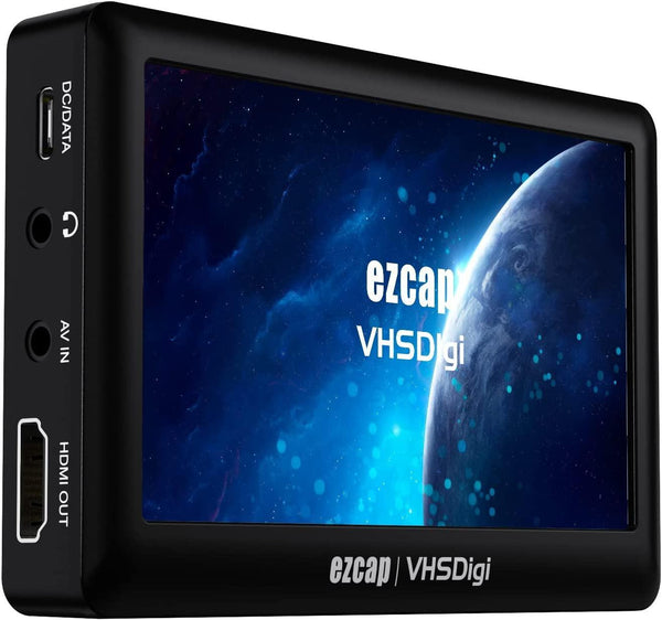 Ezcap Video to Digital Converter, CVBS Video Recorder with 4.3 inch LCD Screen, Portable Composite CVBS AV Video Recorder Converter