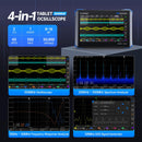 FNIRSI DPOS350P 4-in-1 Tablet Oscilloscope 350MHz, Spectrum Analyzer 200KHz - 350MHz, Frequency Response Analyzer DDS Generator, 2CH