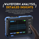FNIRSI DSO153 2 in 1 mini oscilloscope and signal generator, 2.8" Display, 5MS/s 1MHz