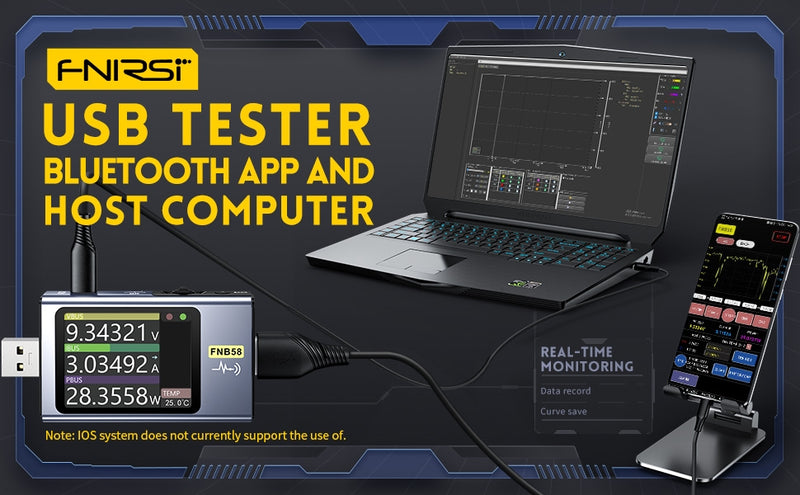 FNIRSI Digital USB voltmeter and cable tester