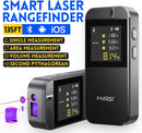 FNIRSI IR40 Laser Rangefinder, distance meter for length, area, volume, pythagoras
