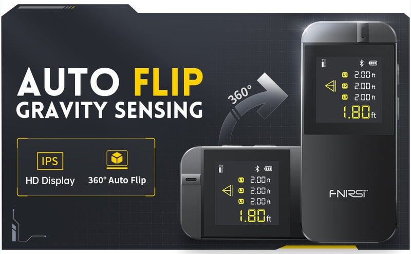 FNIRSI IR40 Laser Rangefinder, distance meter for length, area, volume, pythagoras