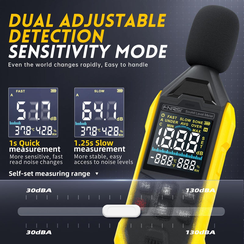 FNIRSI FDM01 Digital Noise and Sound Meter 30~130dB