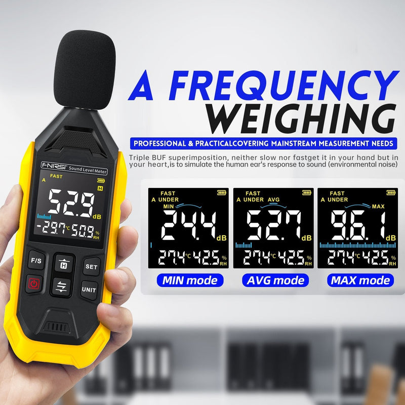 FNIRSI FDM01 Digital Noise and Sound Meter 30~130dB