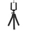 Flexible tripod mobile phone holder bendable and rotatable black fits all smartphone