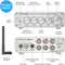 Fosi Audio BT30D-S Bluetooth 5.0 Stereo Audio Receiver Amplifier 2.1 Channel Hi-Fi Class D Integrated Amp 2X50 Watt