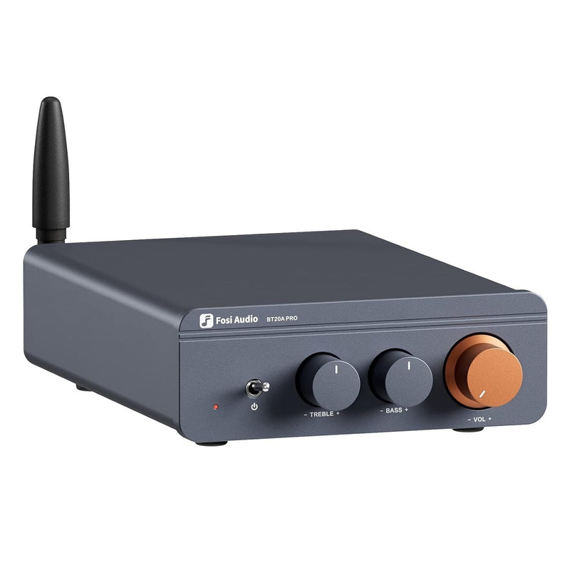 Fosi Audio Bluetooth 5.0 &amp; R/L Amplifier 300W x2 with Volume, Bass and Treble control