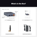Fosi Audio Bluetooth 5.0 &amp; R/L Amplifier 300W x2 with Volume, Bass and Treble control