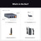 Fosi Audio Bluetooth 5.0 &amp; R/L Amplifier 300W x2 with Volume, Bass and Treble control