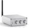 Fosi Audio Bluetooth 5.0 &amp; R/L Amplifier 100W x 2 with Volume, Bass and Treble control, White